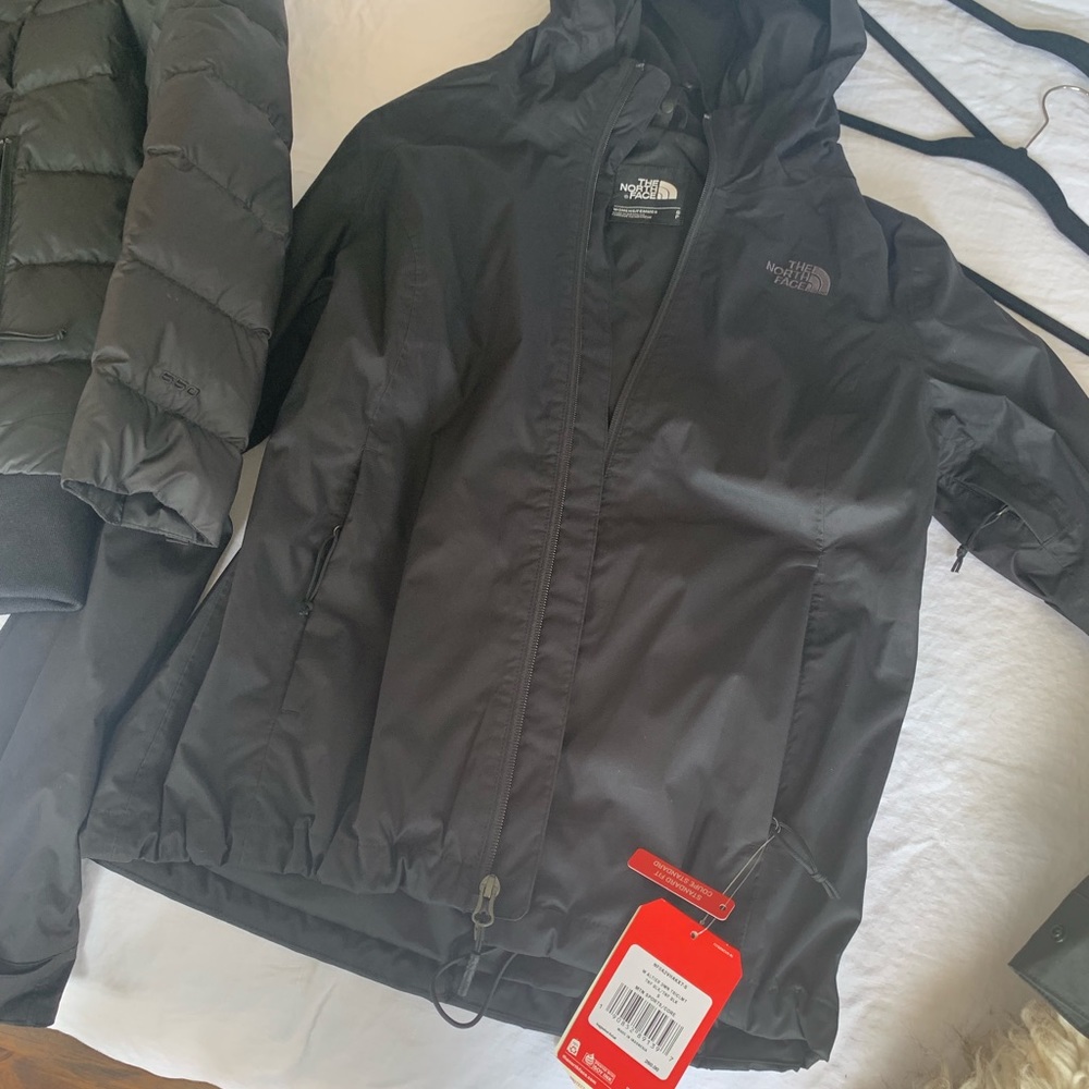 Double Layer waterproof down north face jacket